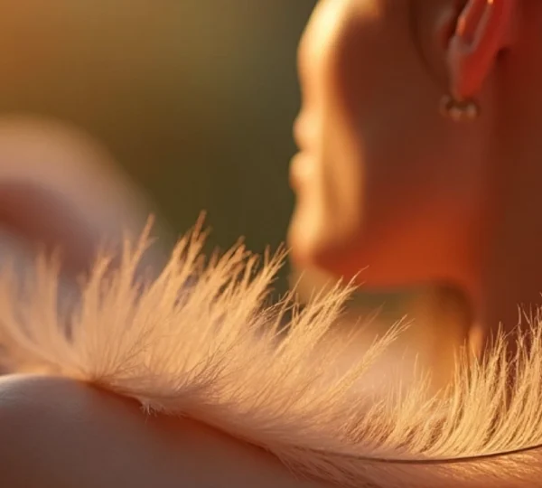 plume caressante